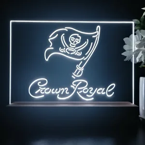 Tampa Bay Buccaneers Crown Royal LED Desk Light