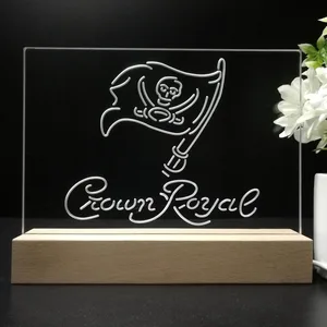 Tampa Bay Buccaneers Crown Royal LED Desk Light