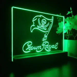 Tampa Bay Buccaneers Crown Royal LED Desk Light