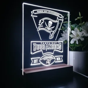 Tampa Bay Buccaneers EST 1976 LED Desk Light