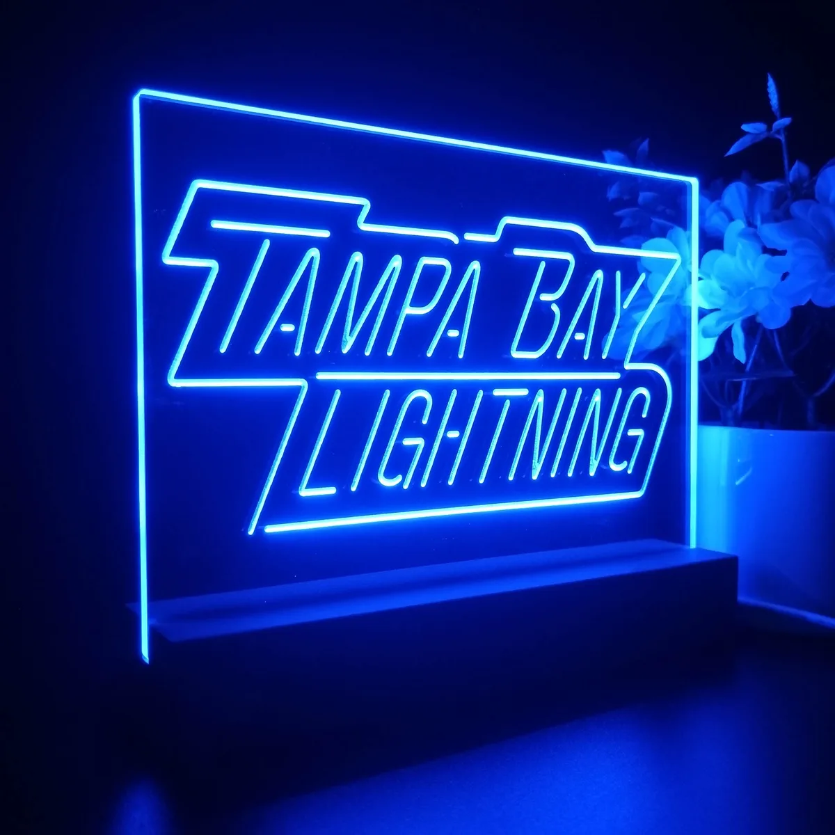Tampa Bay Lightning Banner LED Desk Light