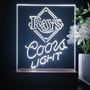 Tampa Bay Rays Coors Light LED Desk Light - Legacy Edition