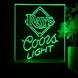 Tampa Bay Rays Coors Light LED Desk Light - Legacy Edition