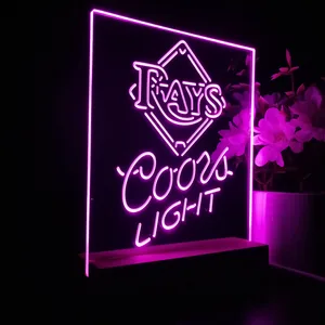 Tampa Bay Rays Coors Light LED Desk Light - Legacy Edition