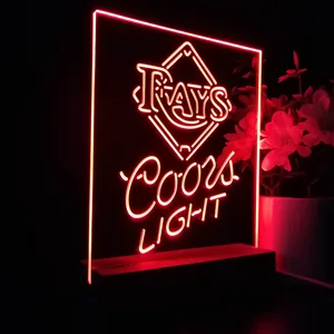 Tampa Bay Rays Coors Light LED Desk Light - Legacy Edition