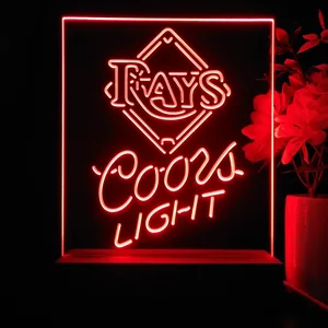 Tampa Bay Rays Coors Light LED Desk Light - Legacy Edition