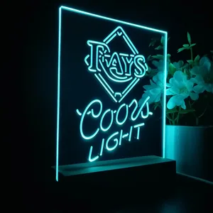 Tampa Bay Rays Coors Light LED Desk Light - Legacy Edition