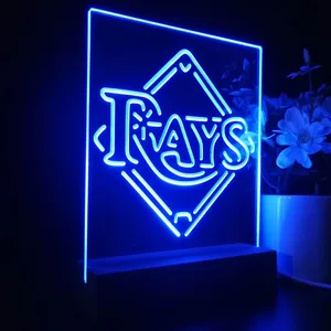 Tampa Bay Rays Logo 1 LED Desk Light