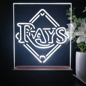 Tampa Bay Rays Logo 1 LED Desk Light
