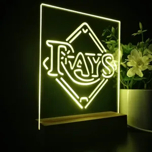 Tampa Bay Rays Logo 1 LED Desk Light