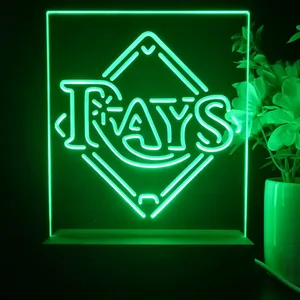 Tampa Bay Rays Logo 1 LED Desk Light