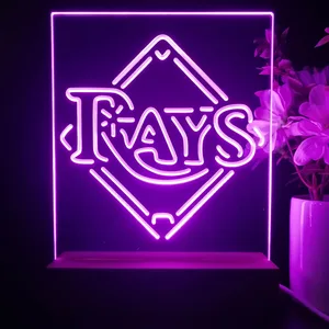 Tampa Bay Rays Logo 1 LED Desk Light