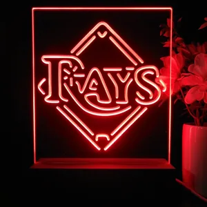 Tampa Bay Rays Logo 1 LED Desk Light