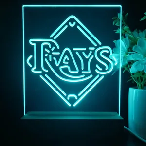 Tampa Bay Rays Logo 1 LED Desk Light