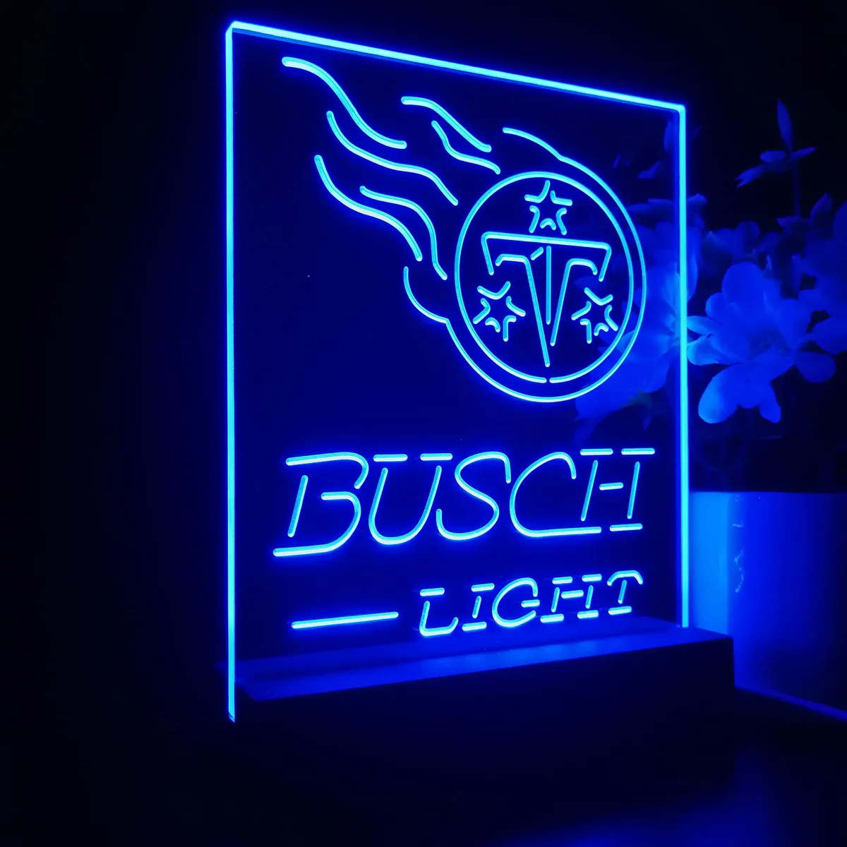 Tennessee Titans Busch Light LED Desk Light