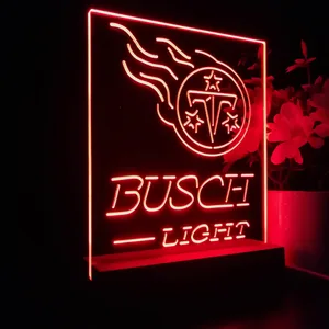 Tennessee Titans Busch Light LED Desk Light