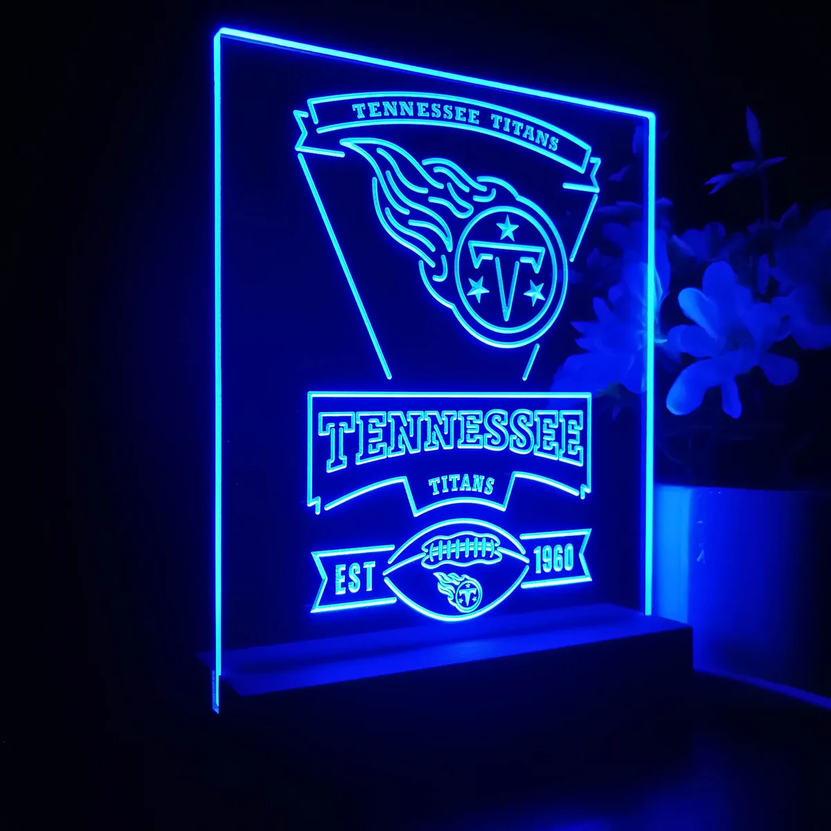 Tennessee Titans EST 1960 LED Desk Light