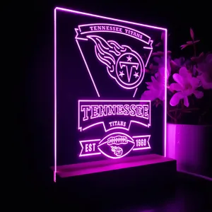 Tennessee Titans EST 1960 LED Desk Light