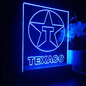 Texaco Logo LED Desk Light