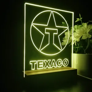 Texaco Logo LED Desk Light