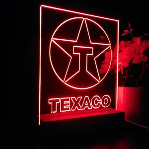 Texaco Logo LED Desk Light