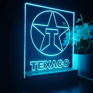 Texaco Logo LED Desk Light