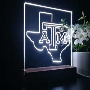 Texas A&M Aggies Logo LED Desk Light