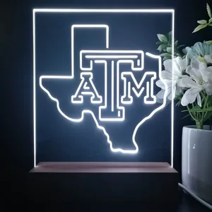 Texas A&M Aggies Logo LED Desk Light