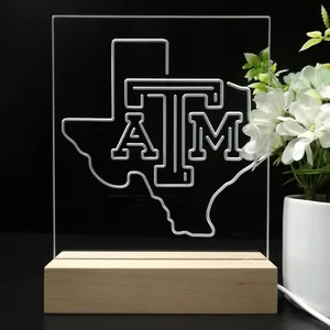 Texas A&M Aggies Logo LED Desk Light