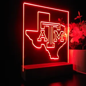 Texas A&M Aggies Logo LED Desk Light
