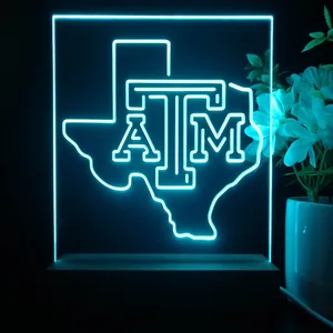 Texas A&M Aggies Logo LED Desk Light