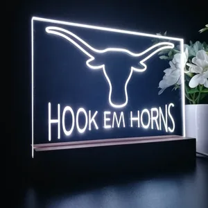 Texas Longhorns Hook Em Horns LED Desk Light