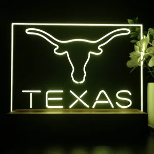 Texas Longhorns Logo 1 LED Desk Light