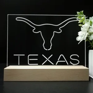 Texas Longhorns Logo 1 LED Desk Light