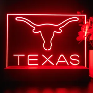 Texas Longhorns Logo 1 LED Desk Light