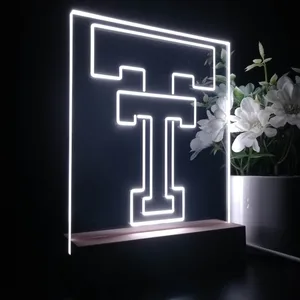 Texas Tech Red Raiders Logo 1 LED Desk Light