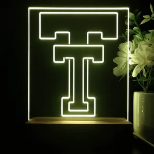 Texas Tech Red Raiders Logo 1 LED Desk Light