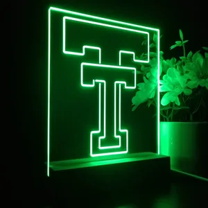 Texas Tech Red Raiders Logo 1 LED Desk Light