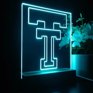 Texas Tech Red Raiders Logo 1 LED Desk Light