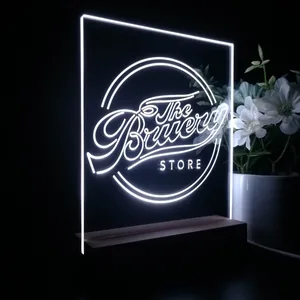 The Bruery Store Logo LED Desk Light