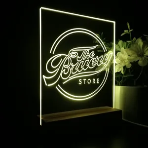 The Bruery Store Logo LED Desk Light