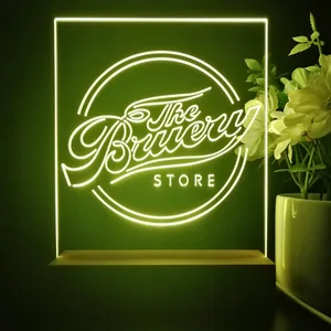 The Bruery Store Logo LED Desk Light