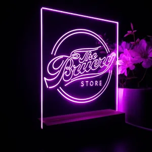 The Bruery Store Logo LED Desk Light