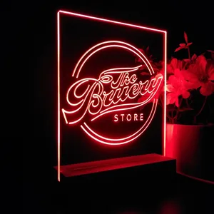 The Bruery Store Logo LED Desk Light