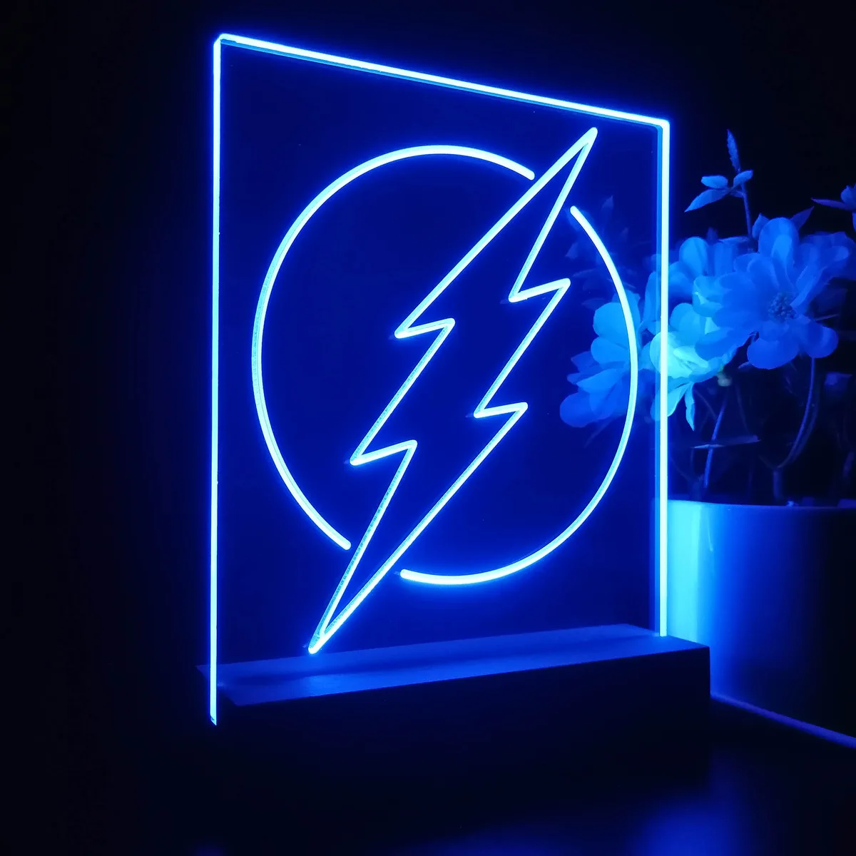 The Flash Logo LED Desk Light