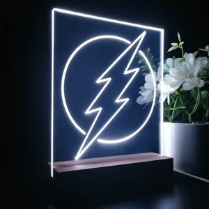 The Flash Logo LED Desk Light