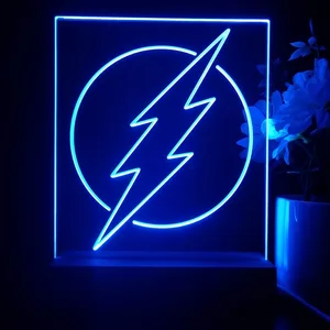 The Flash Logo LED Desk Light