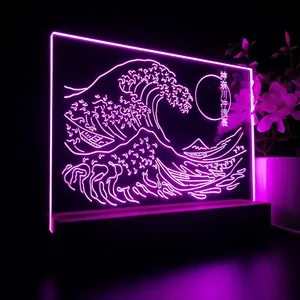 The Great Wave Off Kanagawa LED Desk Light