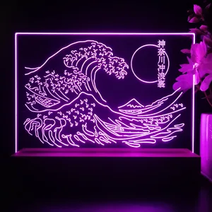The Great Wave Off Kanagawa LED Desk Light