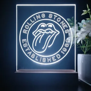 The Rolling Stones Established 1962 LED Desk Light